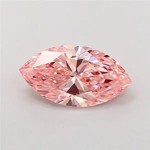 1.5ct MARQUISE Fancy Vivid Pink VS1 Coloured Lab diamond
