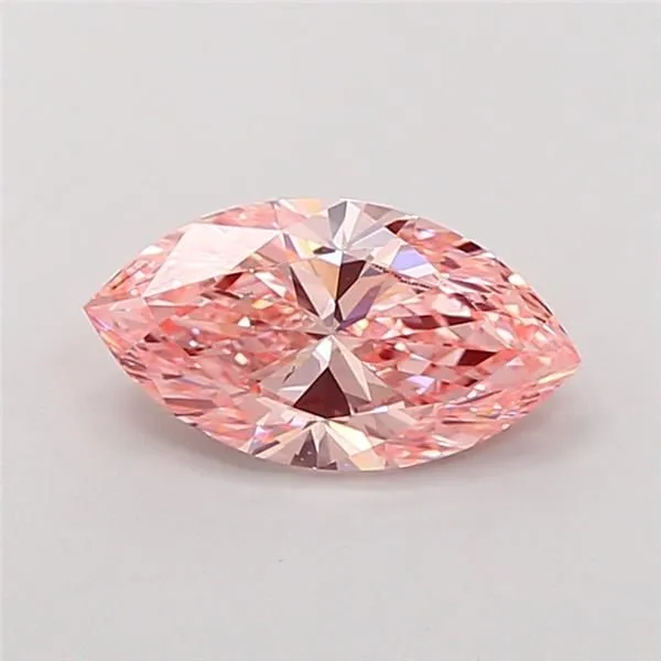 1.5ct MARQUISE Fancy Vivid Pink VS1 Coloured Lab diamond