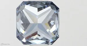 0.58ct RADIANT Fancy Vivid Blue VS1 Coloured Lab diamond