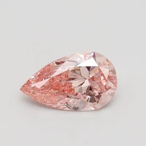 0.51ct PEAR Fancy Intense Pink SI2 Coloured Lab diamond