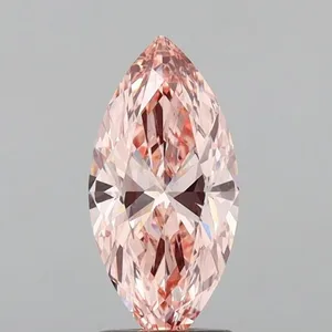 1.39ct MARQUISE Fancy Intense Pink VS2 Coloured Lab diamond