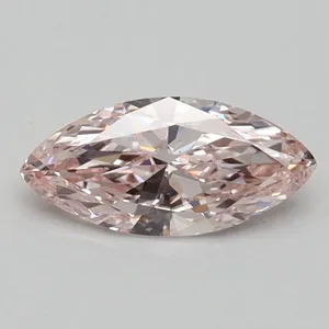 0.51ct MARQUISE Fancy Light Pink VS2 Coloured Lab diamond