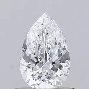 0.5ct PEAR D VVS1 Lab diamond