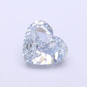 1.09ct HEART Fancy Blue VS1 Coloured Lab diamond