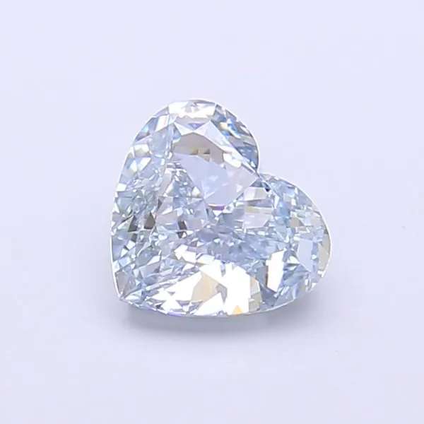 1.09ct HEART Fancy Blue VS1 Coloured Lab diamond
