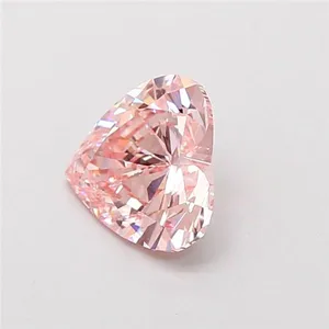 1.09ct HEART Fancy Intense Pink VVS2 Coloured Lab diamond