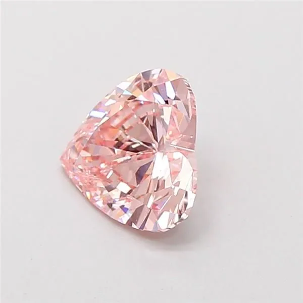 1.09ct HEART Fancy Intense Pink VVS2 Coloured Lab diamond