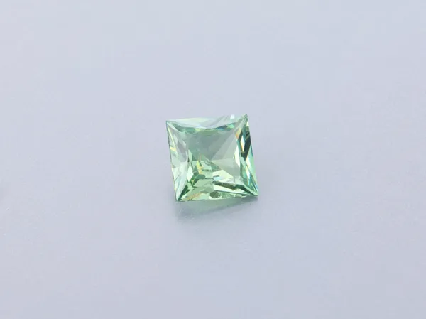 0.33ct Green Garnet, Square cut gemstone