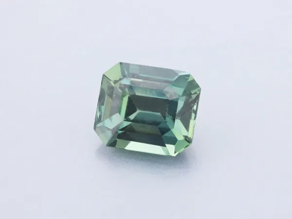 1.02ct Parti Sapphire, Emerald Cut gemstone