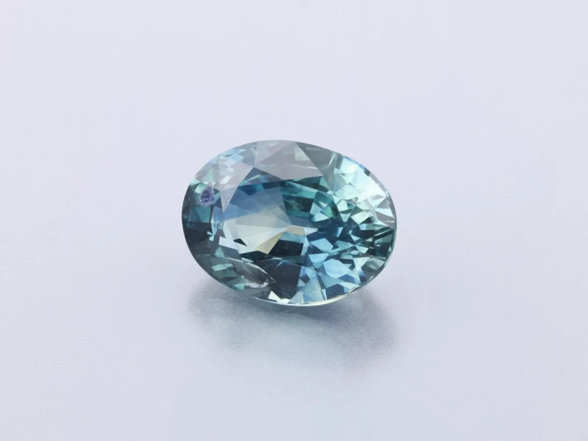 1.29ct Parti Sapphire, Oval gemstone