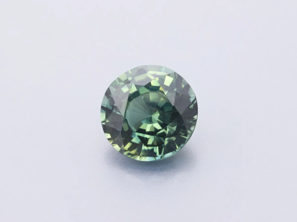1.03ct Parti Sapphire, Round gemstone