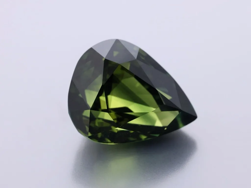6.93ct Parti Sapphire, Pear Shape gemstone