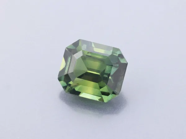 1.07ct Parti Sapphire, Emerald Cut gemstone