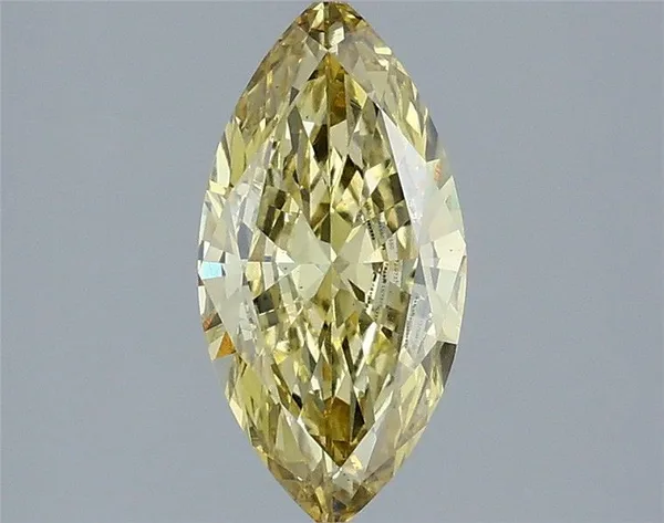 1.15ct MARQUISE Fancy Intense Yellow VS1 Coloured Lab diamond