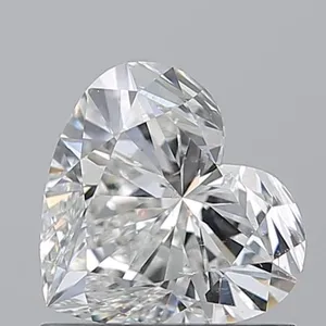 0.9ct HEART F SI1 Natural diamond
