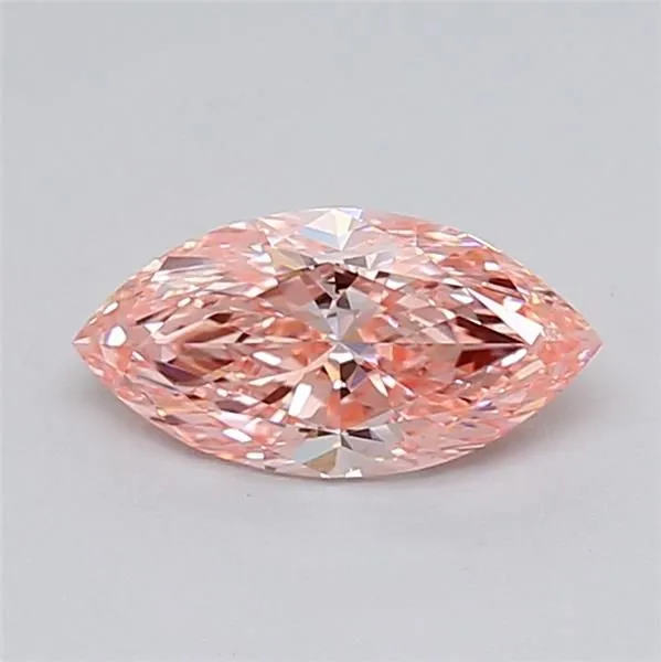 1.05ct MARQUISE Fancy Vivid Pink VVS2 Coloured Lab diamond