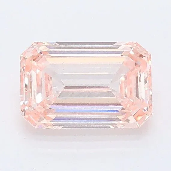 1.02ct EMERALD Fancy Intense Pink VS1 Coloured Lab diamond