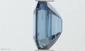 0.61ct RADIANT Fancy Deep Blue SI1 Coloured Lab diamond