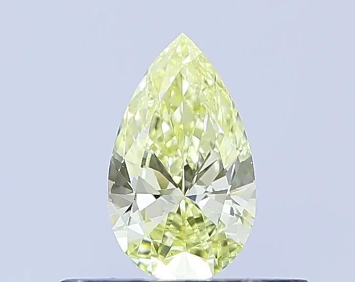 0.30ct PEAR Fancy Yellow VS1 Coloured Lab diamond