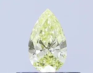 0.3ct PEAR Fancy Yellow VS1 Coloured Lab diamond