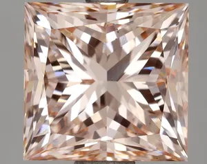 3.52ct PRINCESS Fancy Intense Pink VS2 Coloured Lab diamond