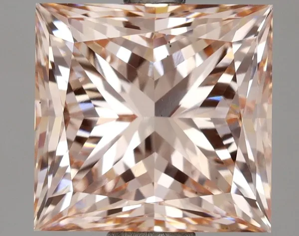 3.52ct PRINCESS Fancy Intense Pink VS2 Coloured Lab diamond