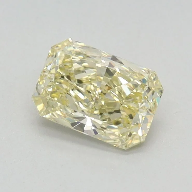 0.58ct RADIANT Fancy Yellow VS1 Coloured Lab diamond