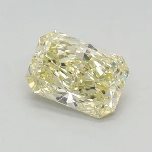 0.58ct RADIANT Fancy Yellow VS1 Coloured Lab diamond