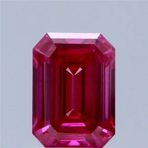 1.03ct EMERALD Fancy Vivid Pink VS2 Coloured Lab diamond