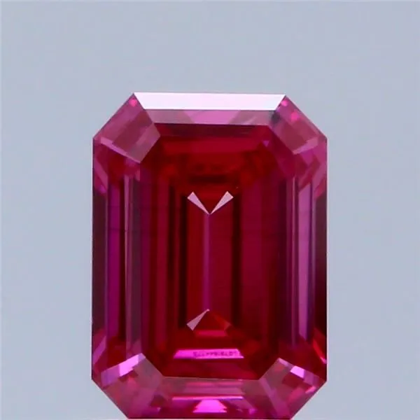 1.03ct EMERALD Fancy Vivid Pink VS2 Coloured Lab diamond