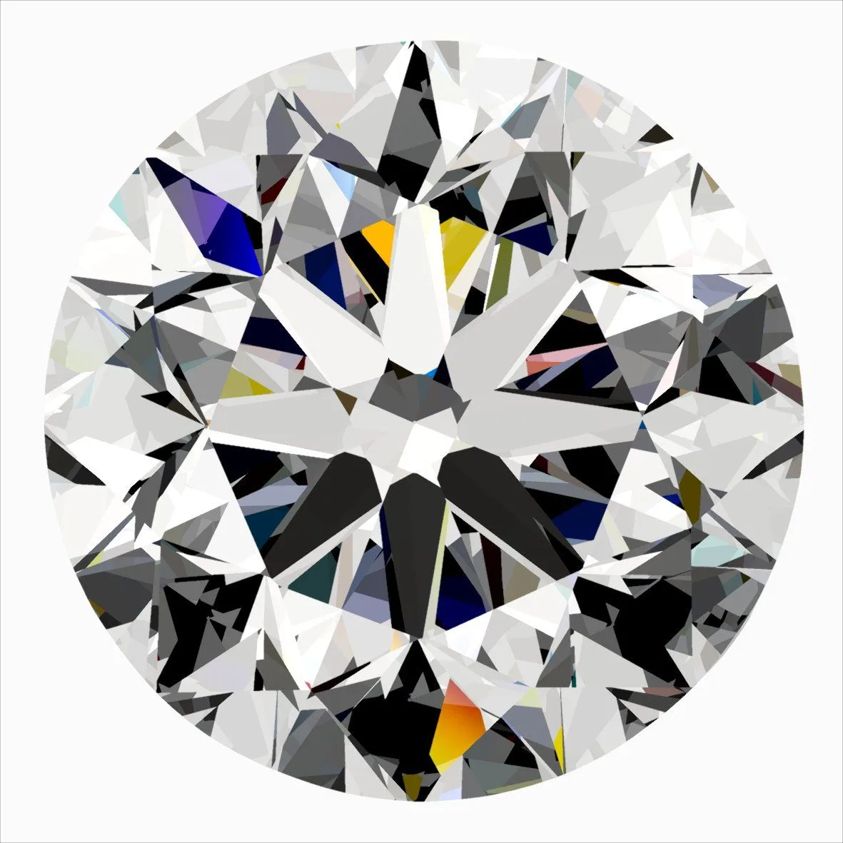 0.30ct ROUND H VS2 Natural diamond