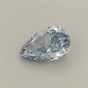 0.4ct PEAR Fancy Intense Blue VS1 Coloured Lab diamond