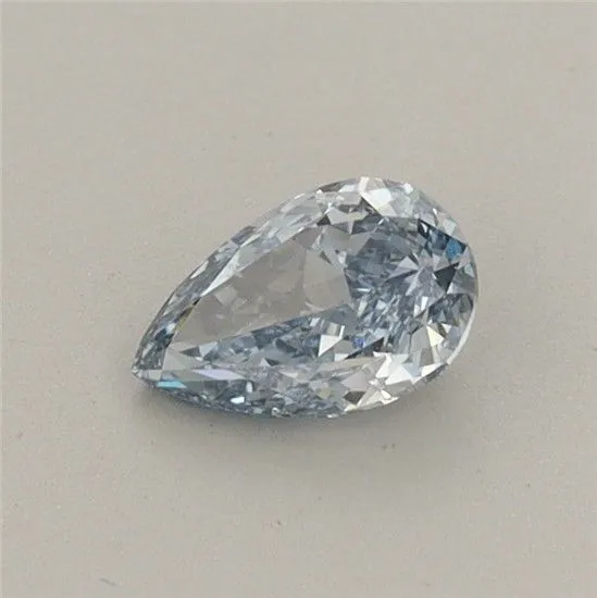 0.4ct PEAR Fancy Intense Blue VS1 Coloured Lab diamond