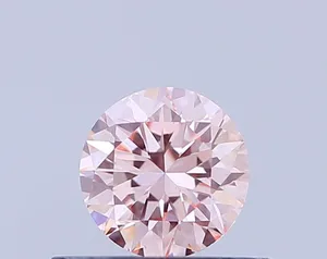 0.36ct ROUND Fancy Intense Pink VS2 Coloured Lab diamond