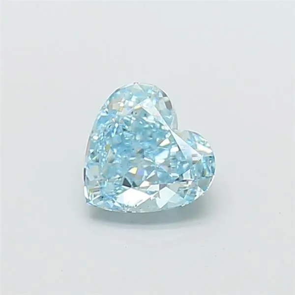 1.12ct HEART Fancy Intense Blue VS1 Coloured Lab diamond