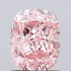 1.06ct CUSHION Fancy Vivid Pink VVS2 Coloured Lab diamond