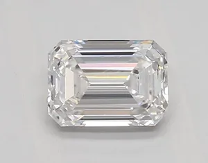 0.61ct EMERALD D VVS1 Lab diamond