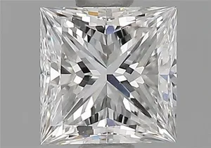 0.7ct PRINCESS F VVS2 Natural diamond