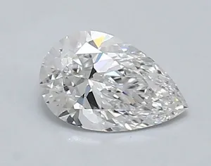 0.86ct PEAR D VVS2 Lab diamond