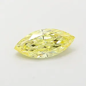 1.11ct MARQUISE Fancy Yellow VS1 Coloured Lab diamond
