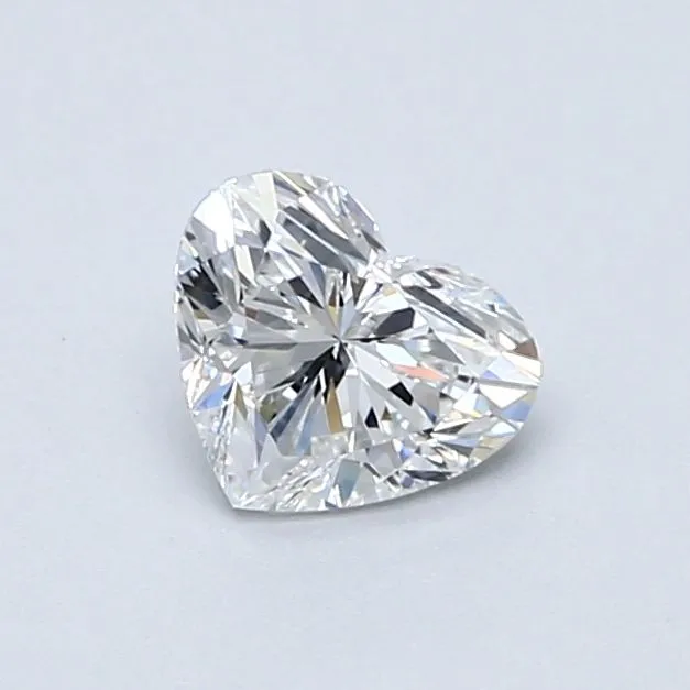0.70ct HEART F VVS2 Natural diamond