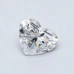 0.7ct HEART F VVS2 Natural diamond