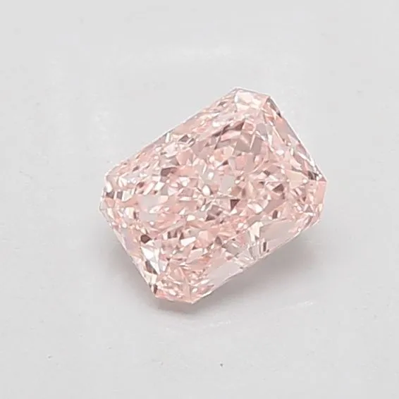 1.05ct RADIANT Fancy Vivid Pink VVS2 Coloured Lab diamond