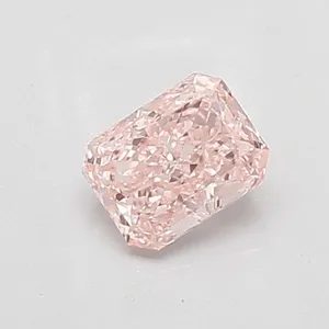 1.05ct RADIANT Fancy Vivid Pink VVS2 Coloured Lab diamond