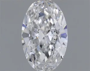 0.41ct OVAL D VVS1 Natural diamond