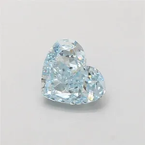 1.02ct HEART Fancy Intense Blue VS1 Coloured Lab diamond