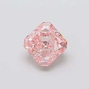 1.09ct RADIANT Fancy Intense Pink VVS2 Coloured Lab diamond