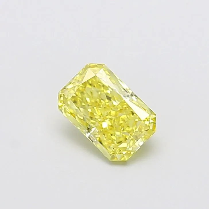 1.04ct RADIANT Fancy Intense Yellow VS2 Coloured Lab diamond