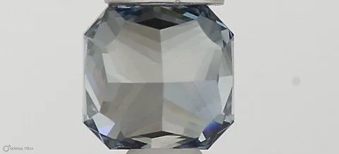 0.32ct RADIANT Fancy Vivid Blue VS1 Coloured Lab diamond