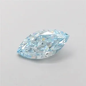 2.09ct MARQUISE Fancy Intense Blue VVS2 Coloured Lab diamond